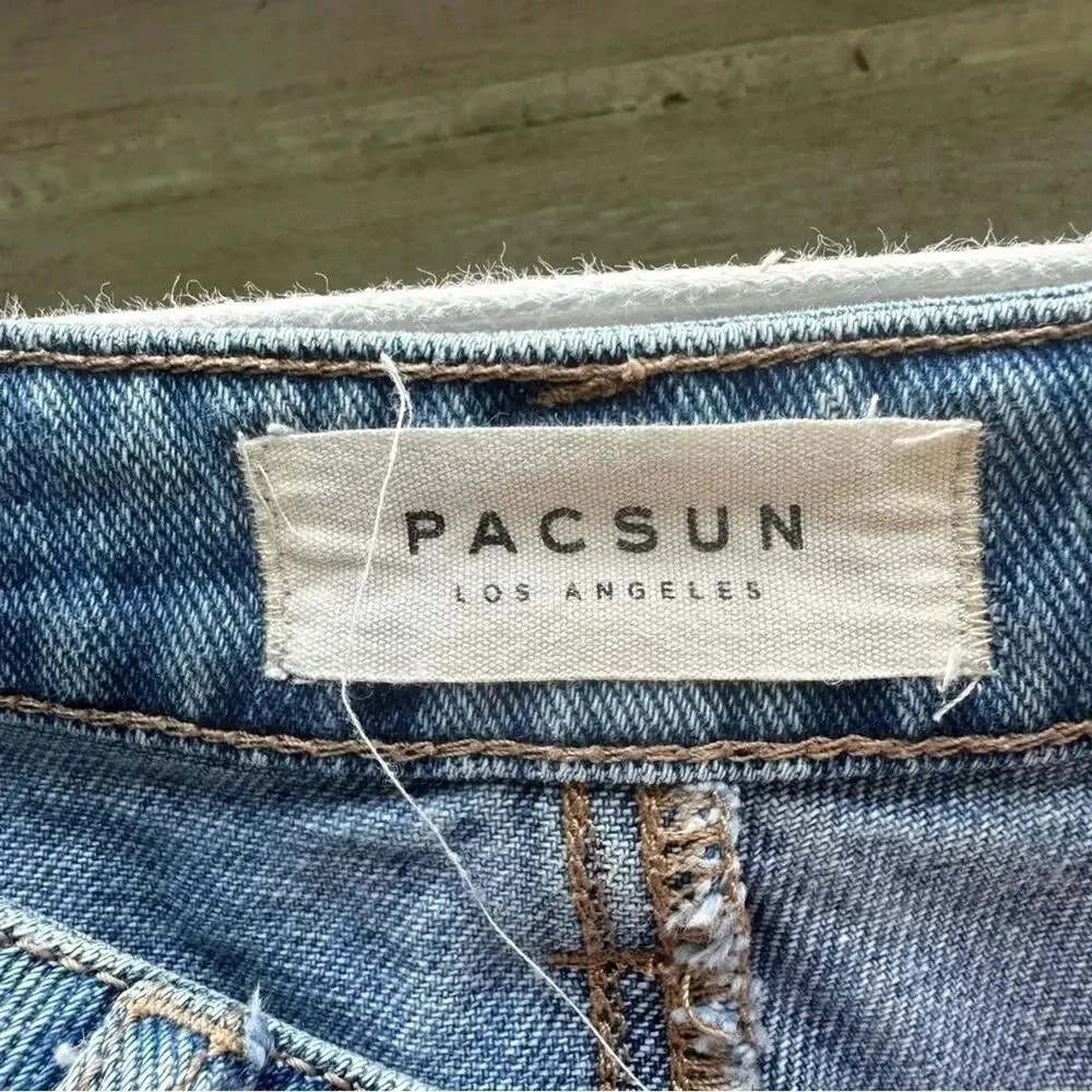 PacSun cutoff blue